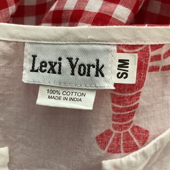 Lexi York lobster tunic cover up - Picture 3 of 4